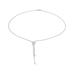 Collier Négligé en or blanc et diamants - Castafiore