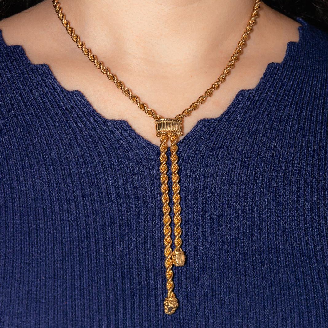Collier Négligé en or jaune - Castafiore