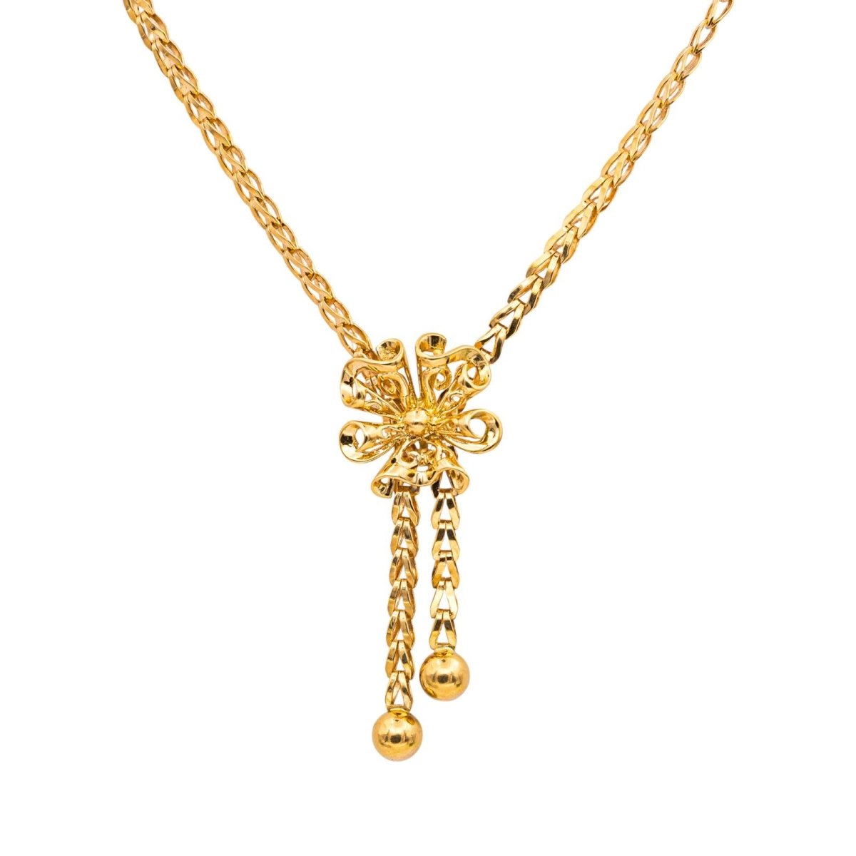 Collier Négligé en or jaune - Castafiore