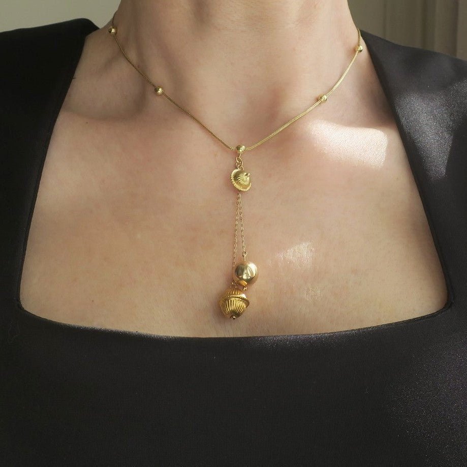 Collier Négligé en or jaune - Castafiore