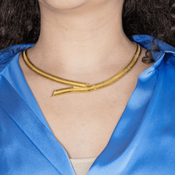 Collier Négligé en or jaune - Castafiore