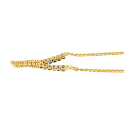 Collier Négligé en or jaune, saphirs et diamants - Castafiore