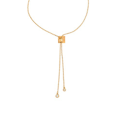 Collier Négligé GINETTE NY en or rose et diamants - Castafiore