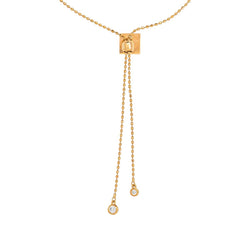 Collier Négligé GINETTE NY en or rose et diamants - Castafiore