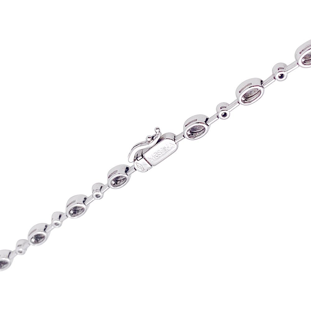 Collier négligé MESSIKA en or blanc, diamants - Castafiore