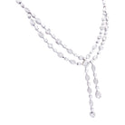 Collier négligé MESSIKA en or blanc, diamants - Castafiore