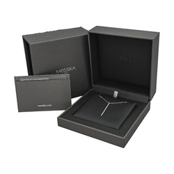 Collier Négligé MESSIKA "Gatsby" en or blanc et diamants - Castafiore