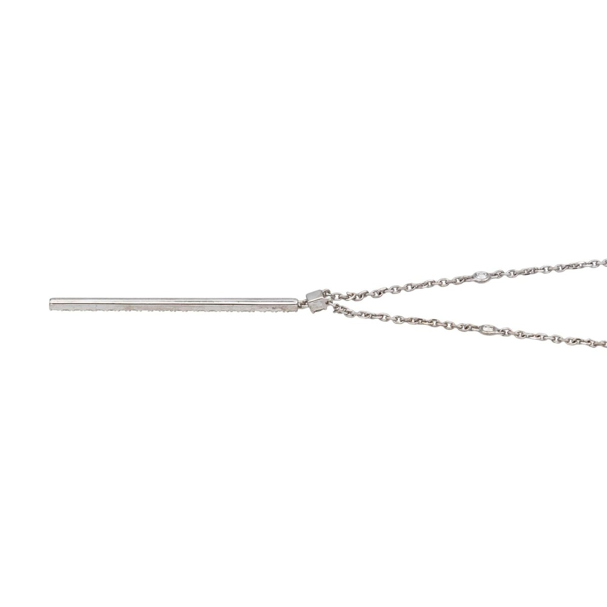 Collier Négligé MESSIKA "Gatsby" en or blanc et diamants - Castafiore