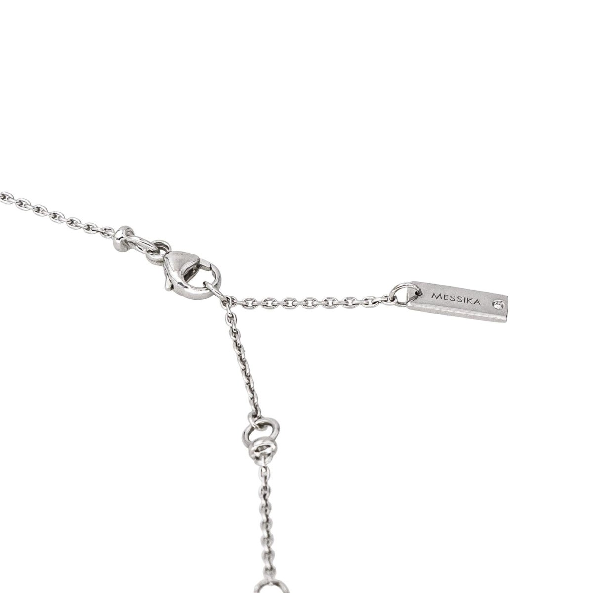 Collier Négligé MESSIKA "My Twin" en or blanc et diamants - Castafiore