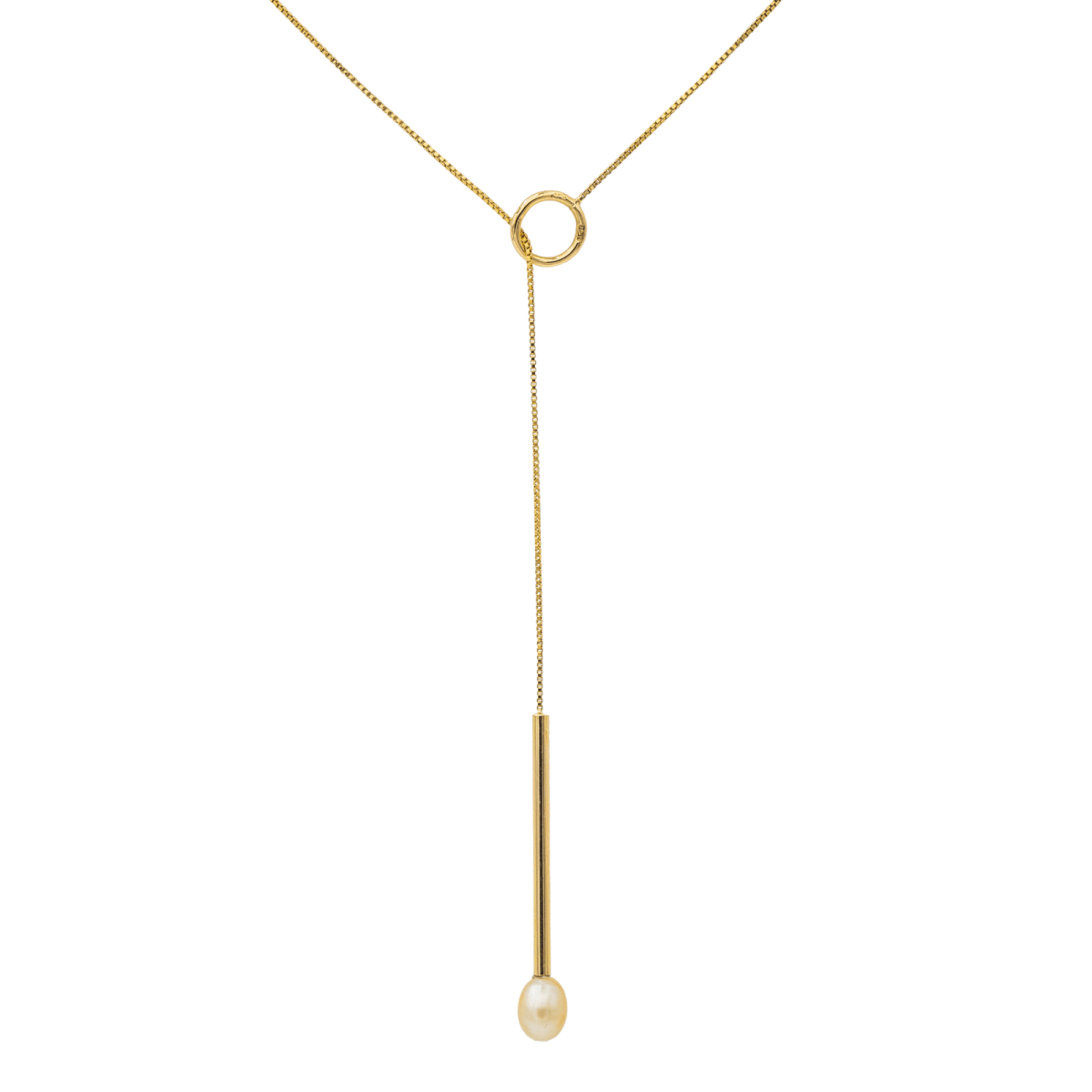 Collier Négligé Or jaune Perle - Castafiore