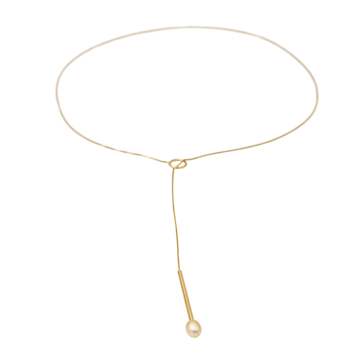 Collier Négligé Or jaune Perle - Castafiore