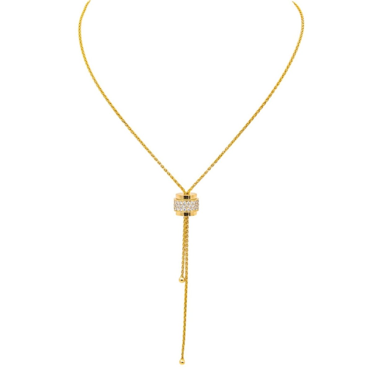 Collier Négligé PIAGET "Possession" en or jaune et diamants - Castafiore