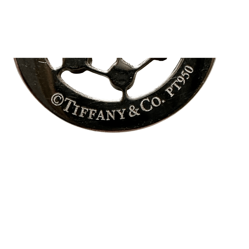 Collier Négligé TIFFANY & CO. "Voile diamant" en platine et diamants - Castafiore
