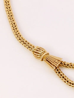 Collier noeud vintage or jaune - Castafiore
