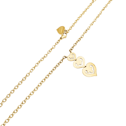 Collier O.J. PERRIN "Cœur légende" en or jaune - Castafiore