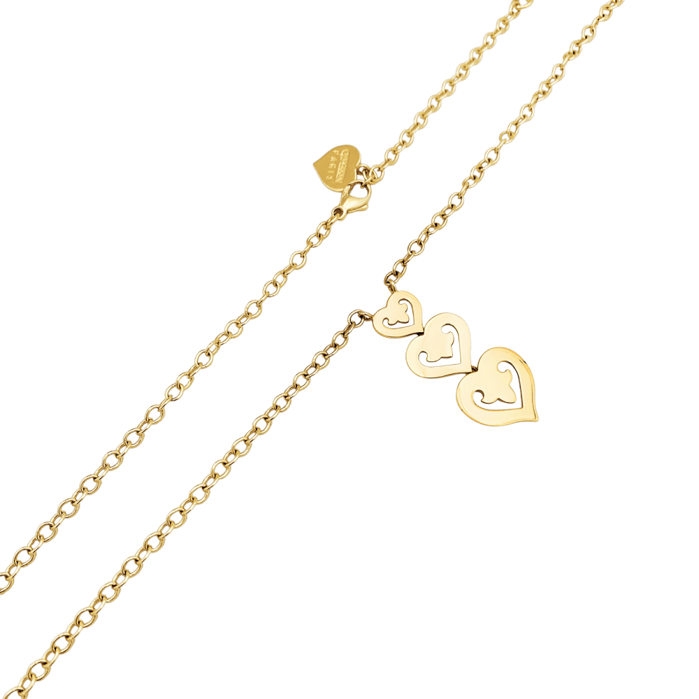 Collier O.J. PERRIN "Cœur légende" en or jaune - Castafiore