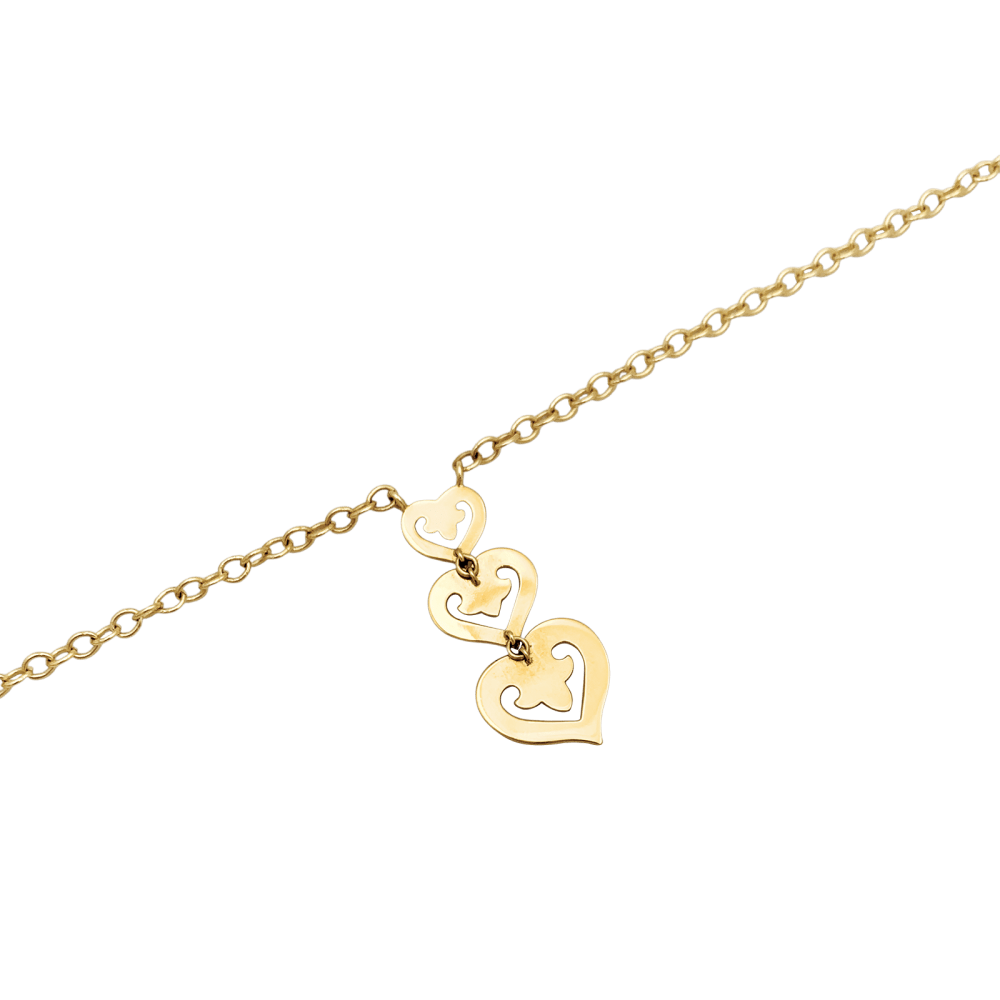 Collier O.J. PERRIN "Cœur légende" en or jaune - Castafiore