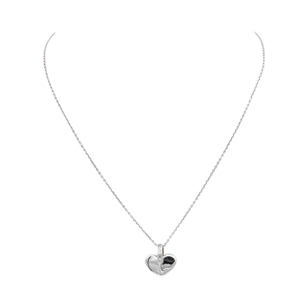 Collier Or blanc Diamant - Castafiore