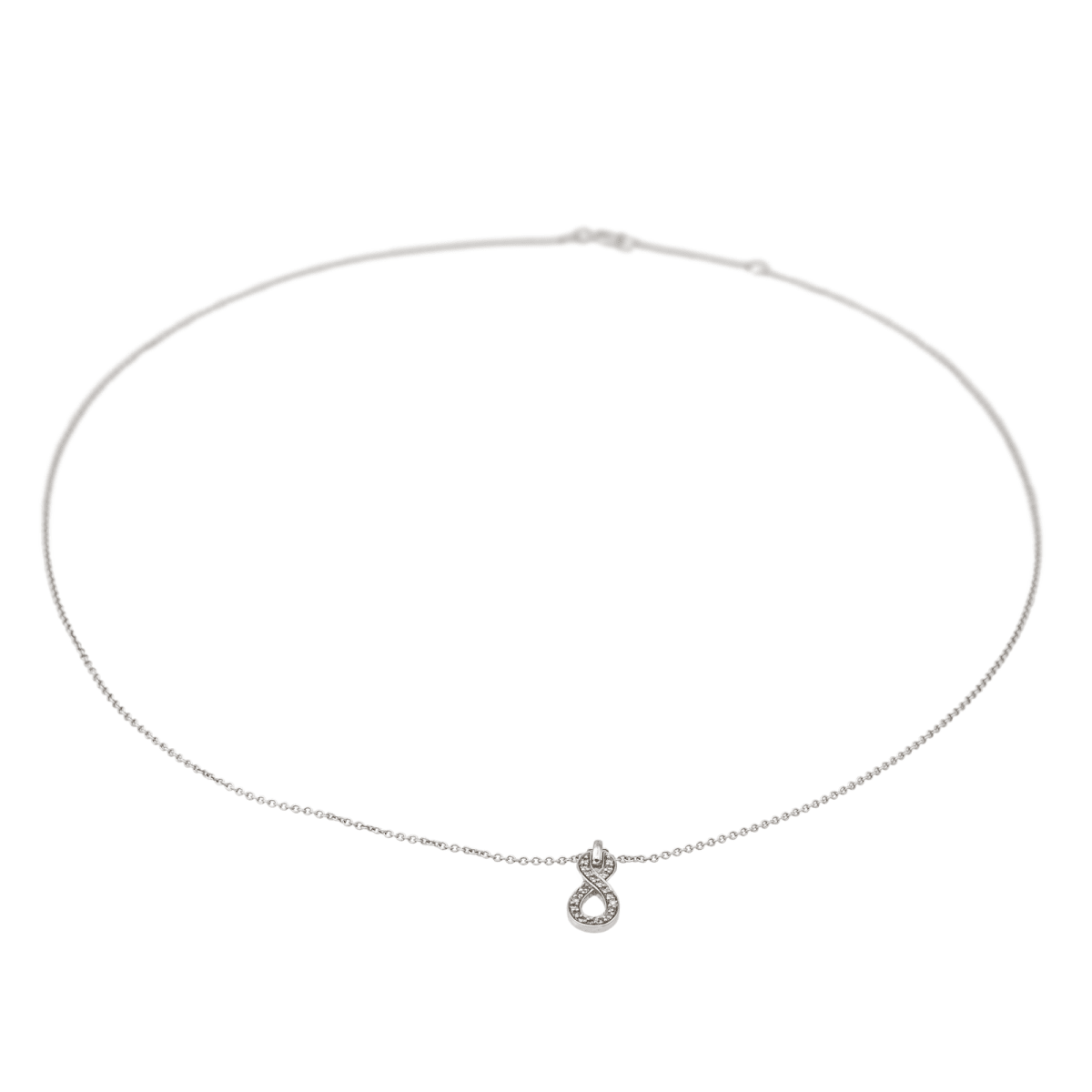Collier Or blanc Diamant - Castafiore