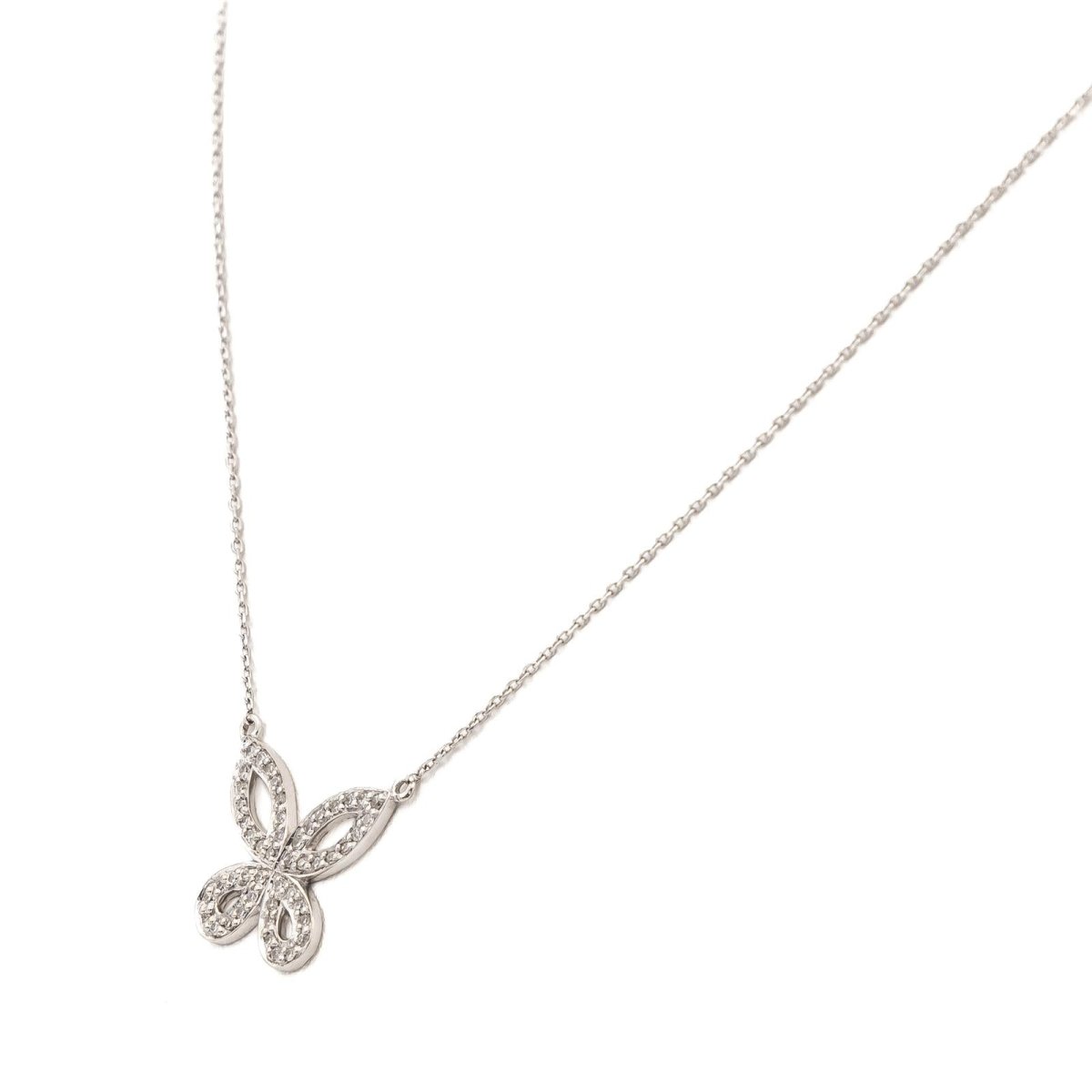Collier Or blanc Diamant - Castafiore