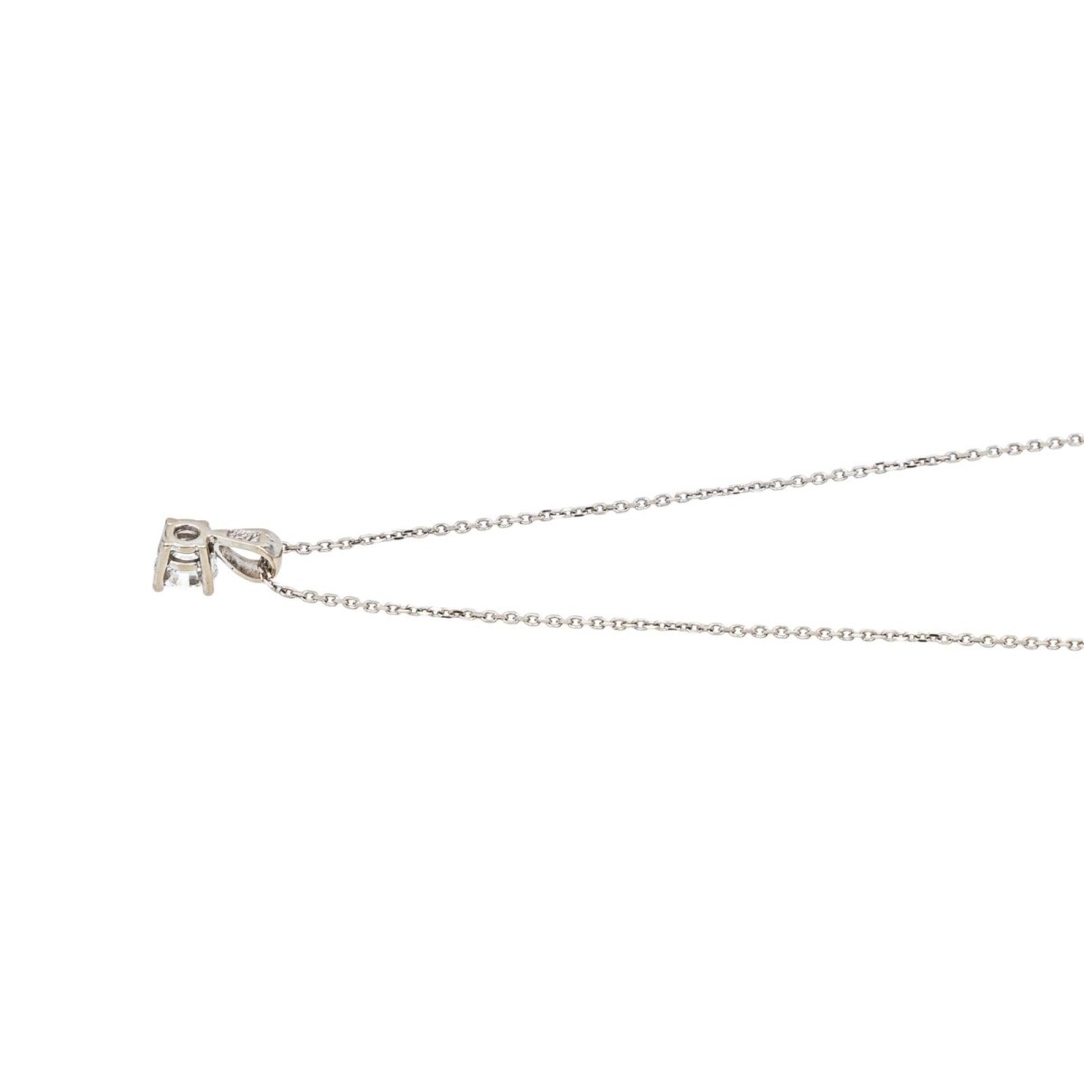 Collier Or blanc Diamant - Castafiore