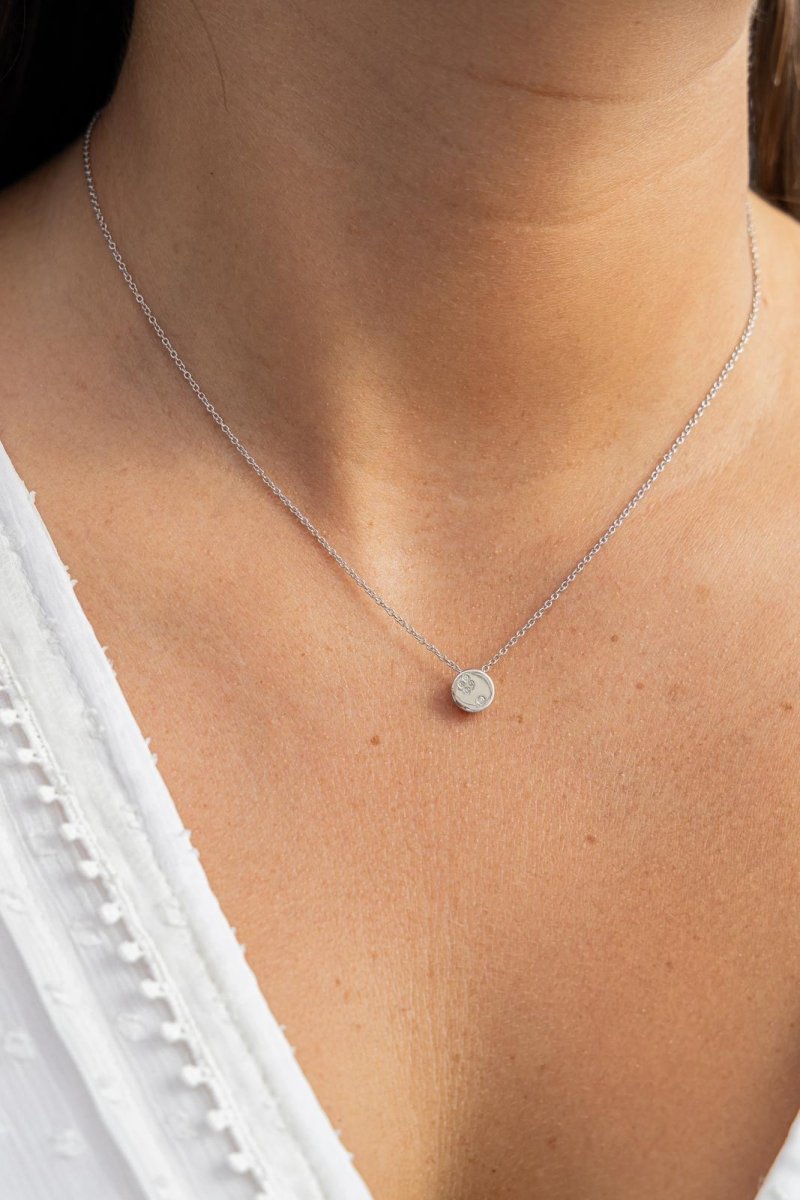 Collier Or blanc Diamant - Castafiore