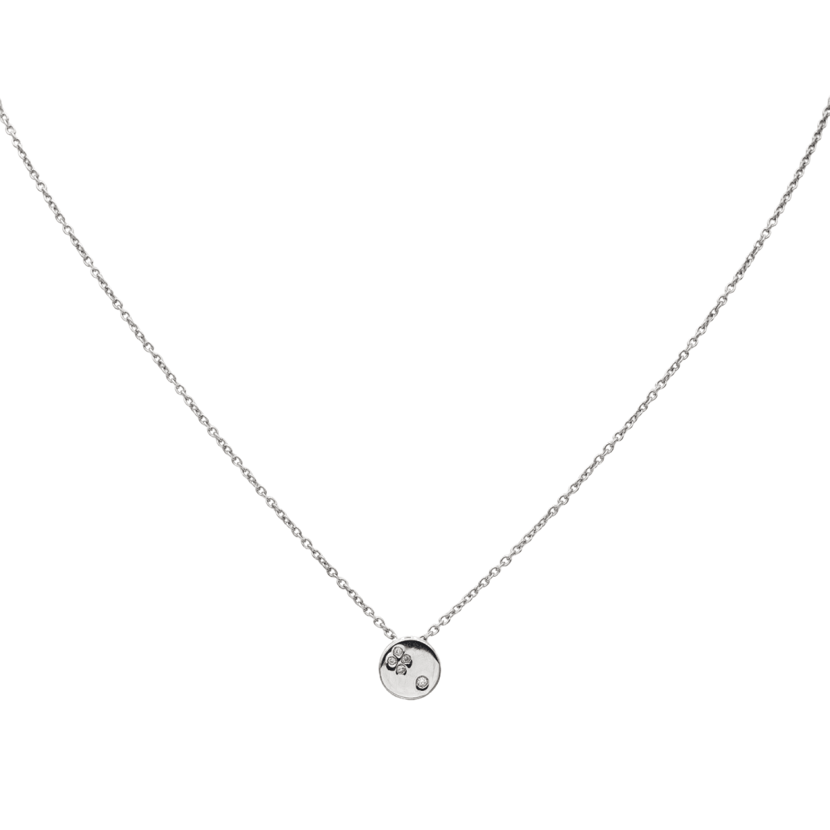 Collier Or blanc Diamant - Castafiore