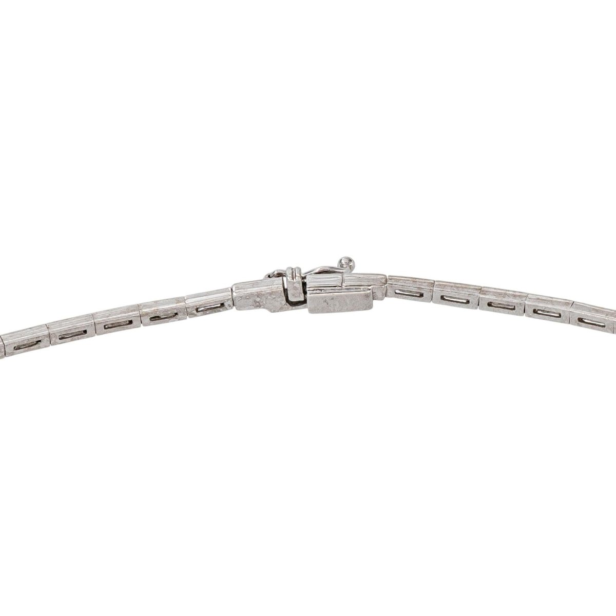 Collier Or blanc Emeraude - Castafiore