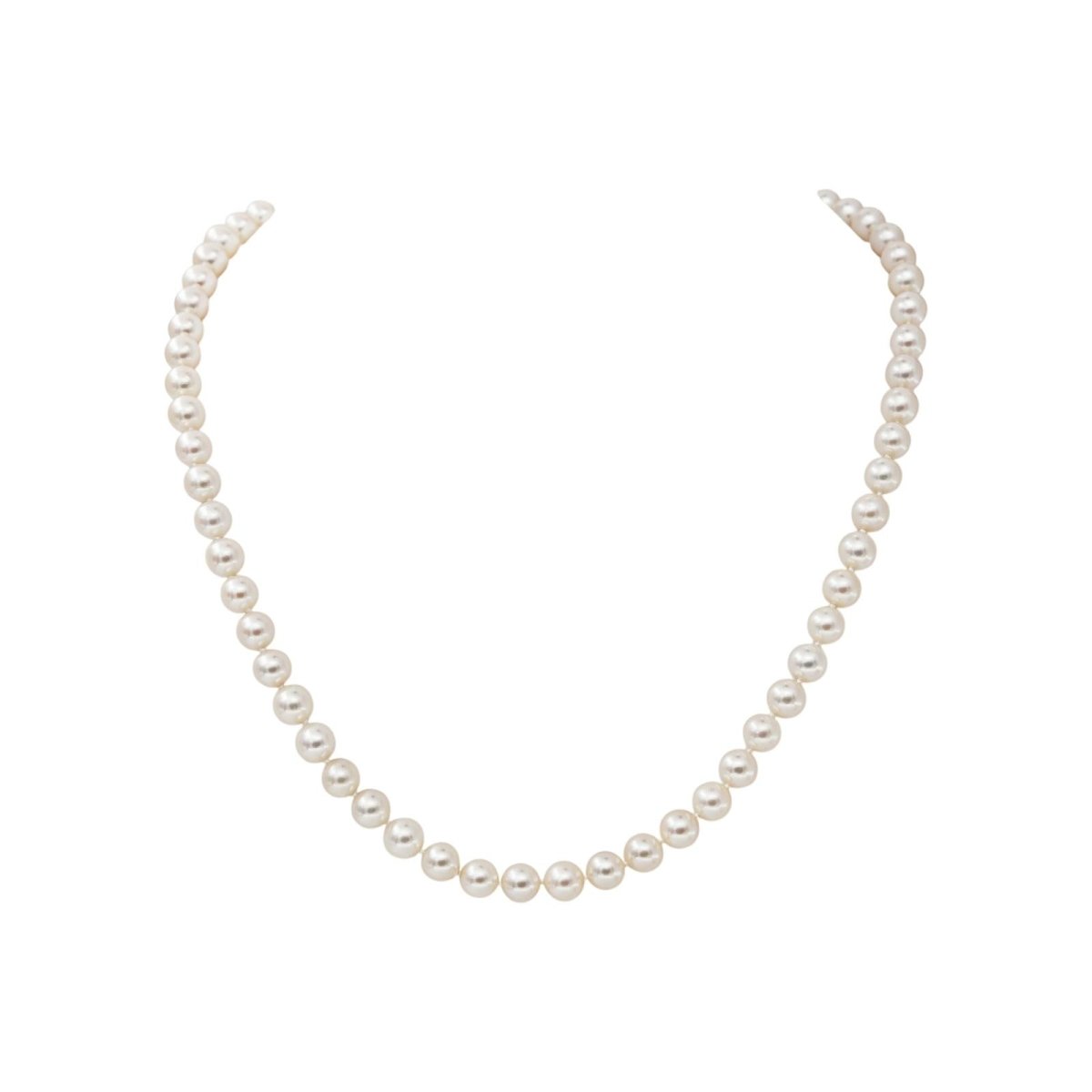 Collier Or blanc Perle - Castafiore