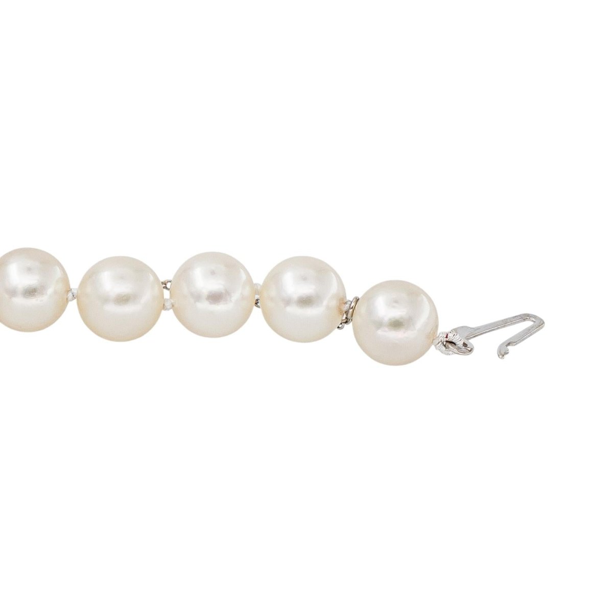 Collier Or blanc Perle - Castafiore