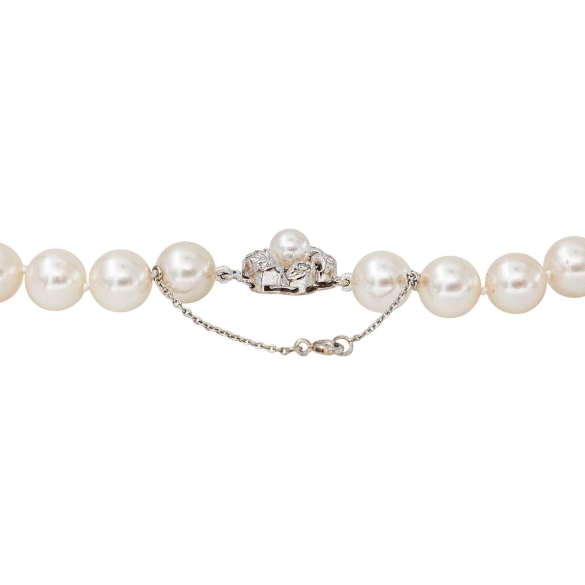 Collier Or blanc Perle - Castafiore
