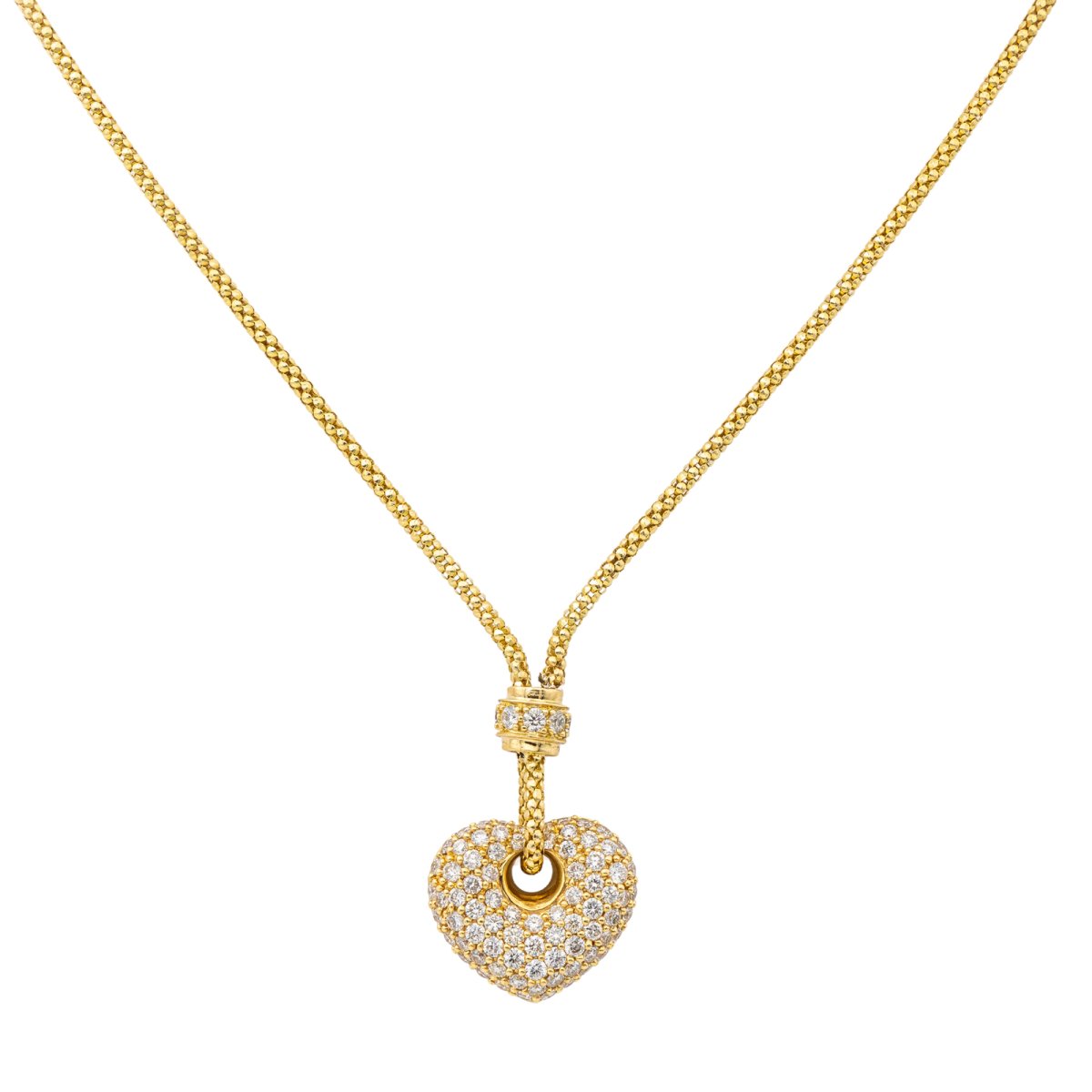 Collier Or jaune Diamant - Castafiore