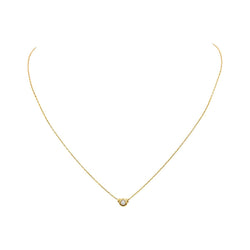 Collier Or jaune Diamant - Castafiore