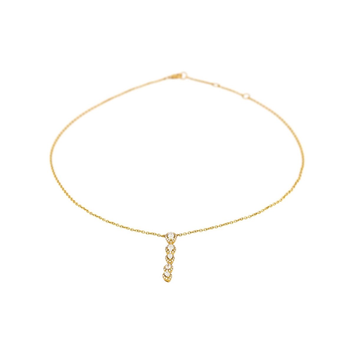 Collier Or jaune Diamant - Castafiore