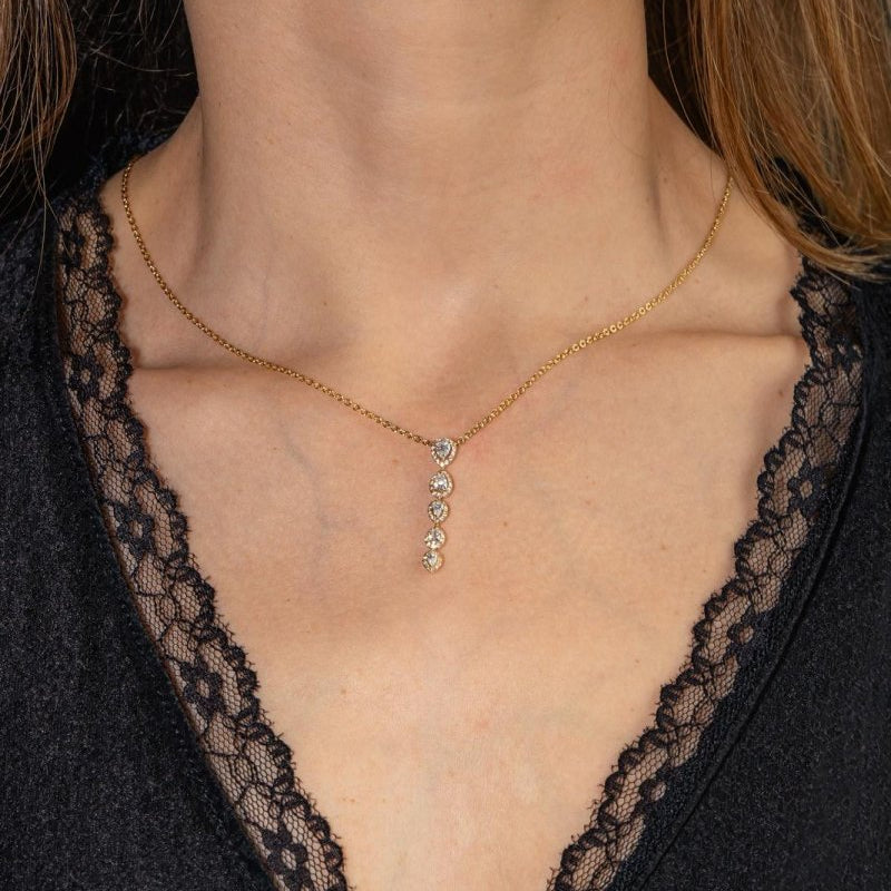 Collier Or jaune Diamant - Castafiore
