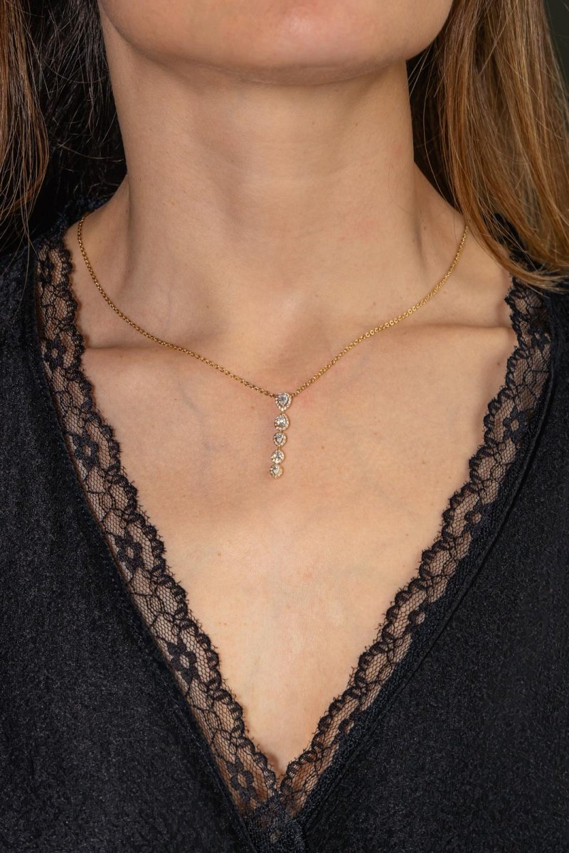 Collier Or jaune Diamant - Castafiore