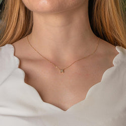 Collier Or jaune Diamant - Castafiore