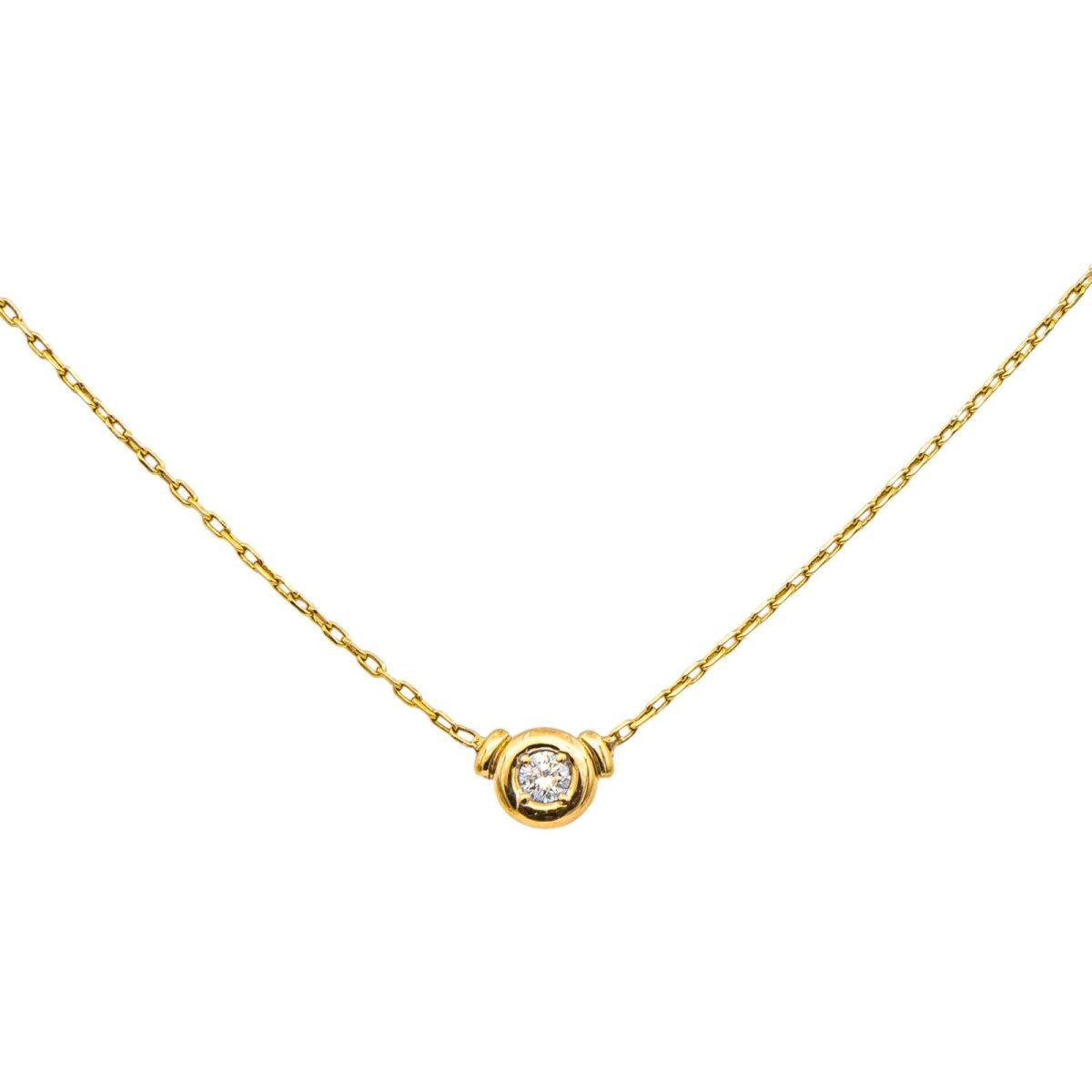 Collier Or jaune Diamant - Castafiore