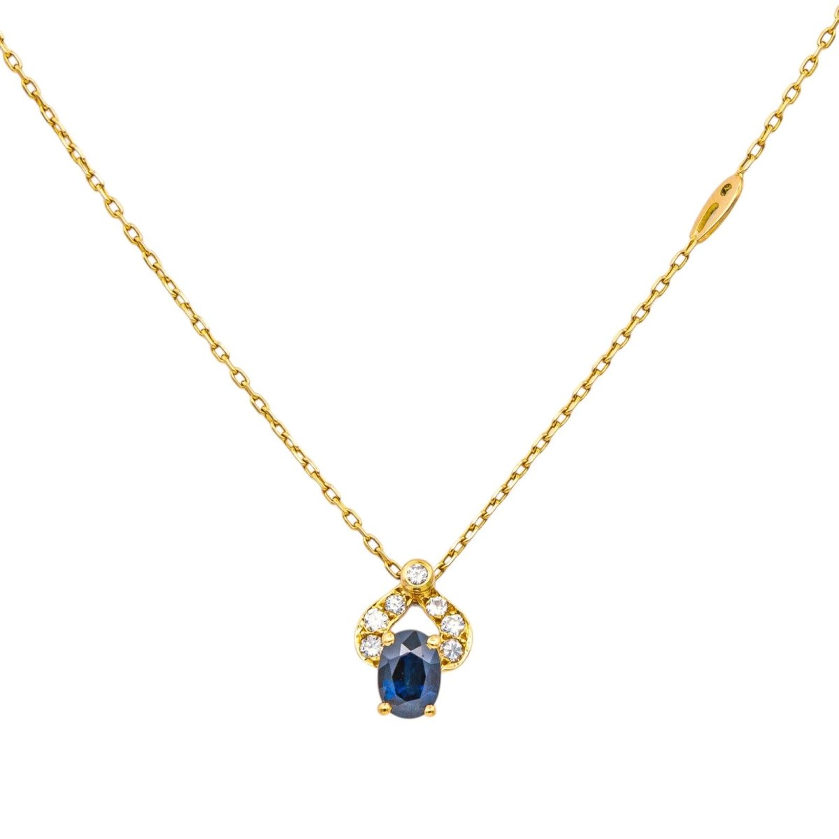 Collier Or jaune Saphir - Castafiore