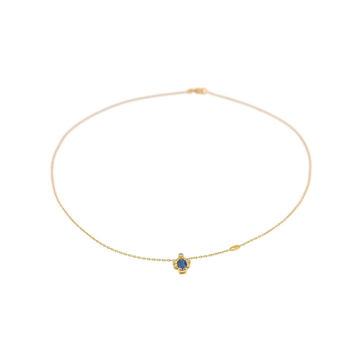 Collier Or jaune Saphir - Castafiore