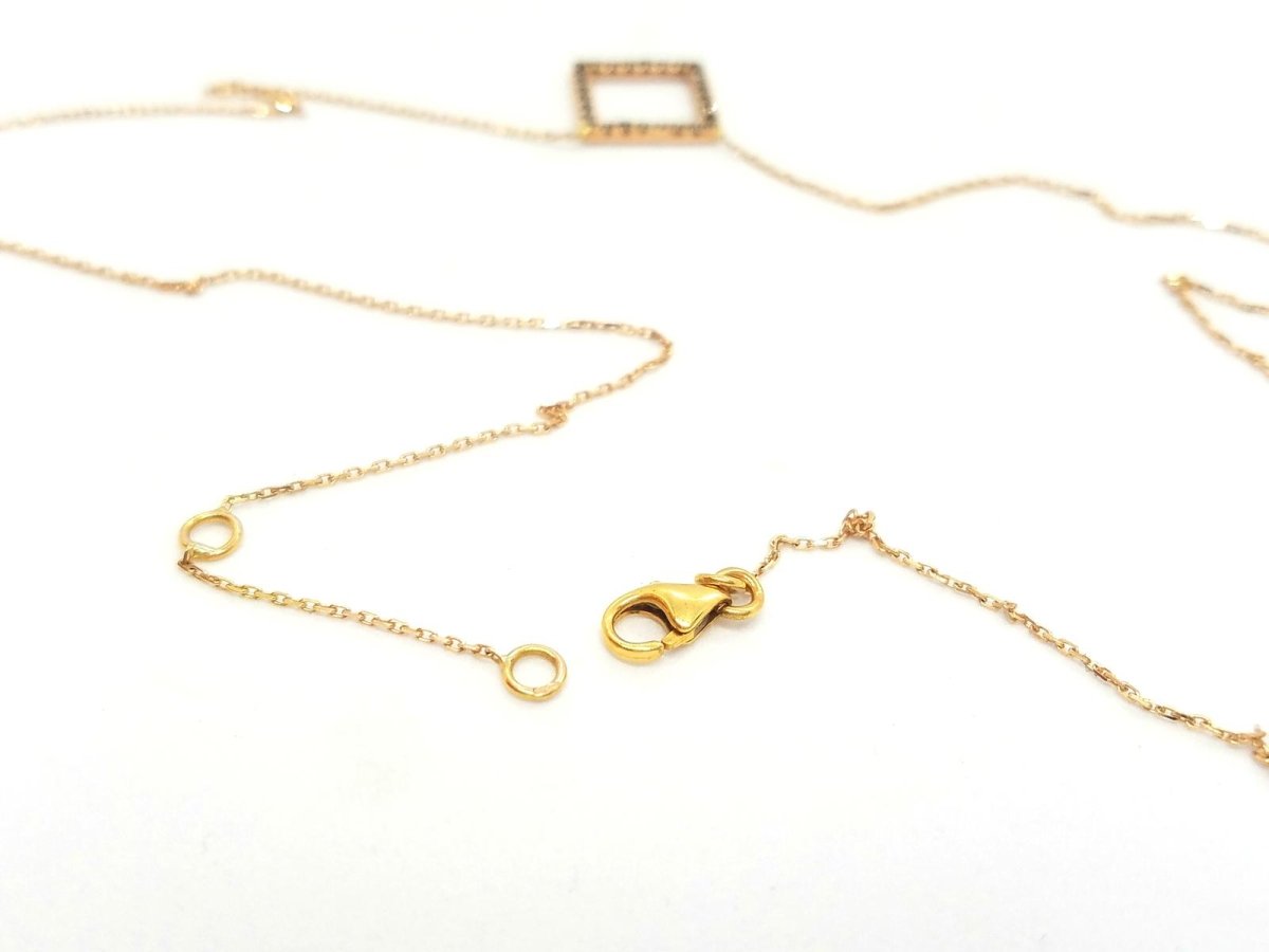 Collier Or rose Diamant - Castafiore