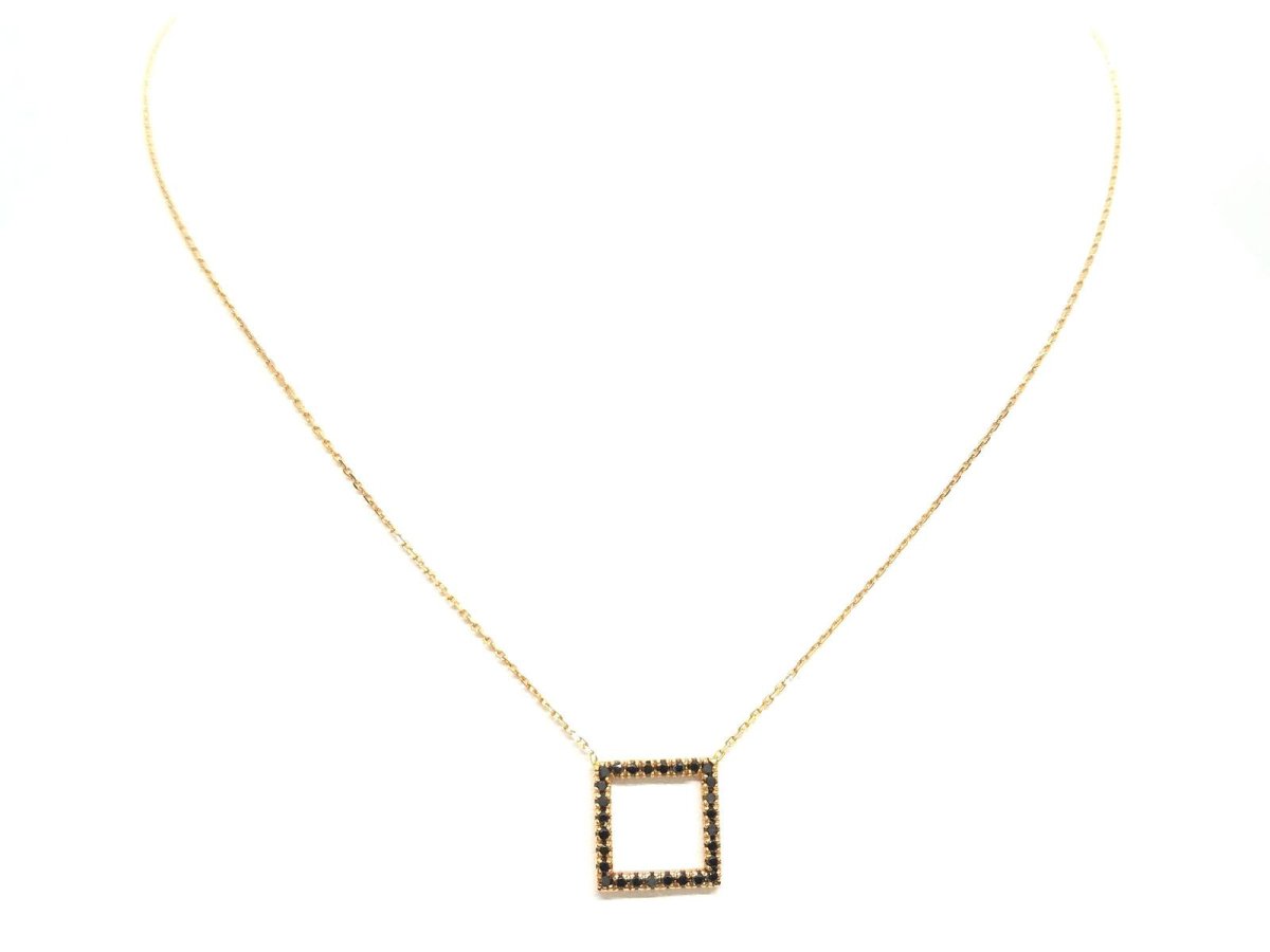 Collier Or rose Diamant - Castafiore