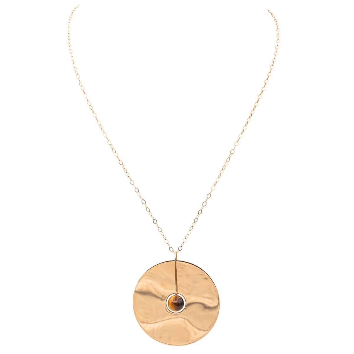 Collier Or rose Œil - de - Tigre - Castafiore