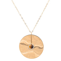 Collier Or rose Œil - de - Tigre - Castafiore