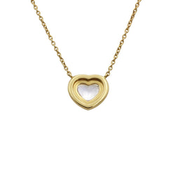 Collier Pendentif ALEXANDRA ROSIER "Amour" en or jaune, saphirs et pierre de lune - Castafiore