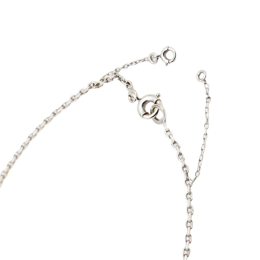 Collier Pendentif Art Déco en platine, or blanc et diamants - Castafiore