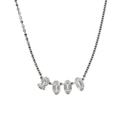 Collier pendentif avec 1,50 Cts de diamants H - VS taillés en chiffres en Platine. - Castafiore