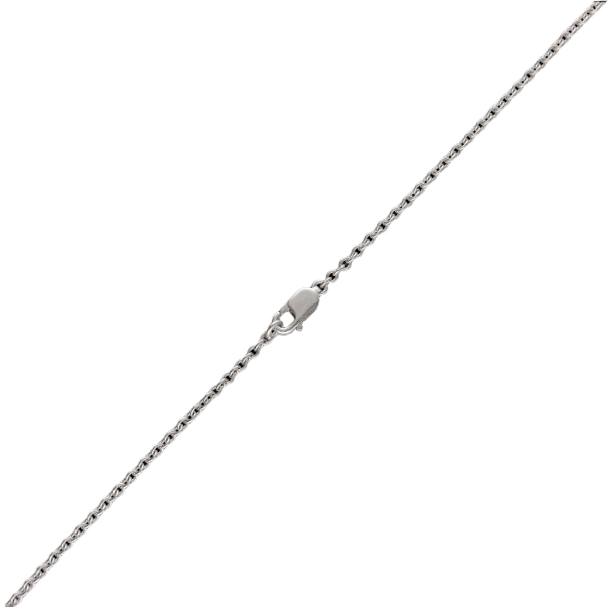 Collier pendentif avec 1,50 Cts de diamants H - VS taillés en chiffres en Platine. - Castafiore