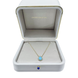 Collier Pendentif BOUCHERON "Serpent Bohème" en or jaune et turquoise - Castafiore