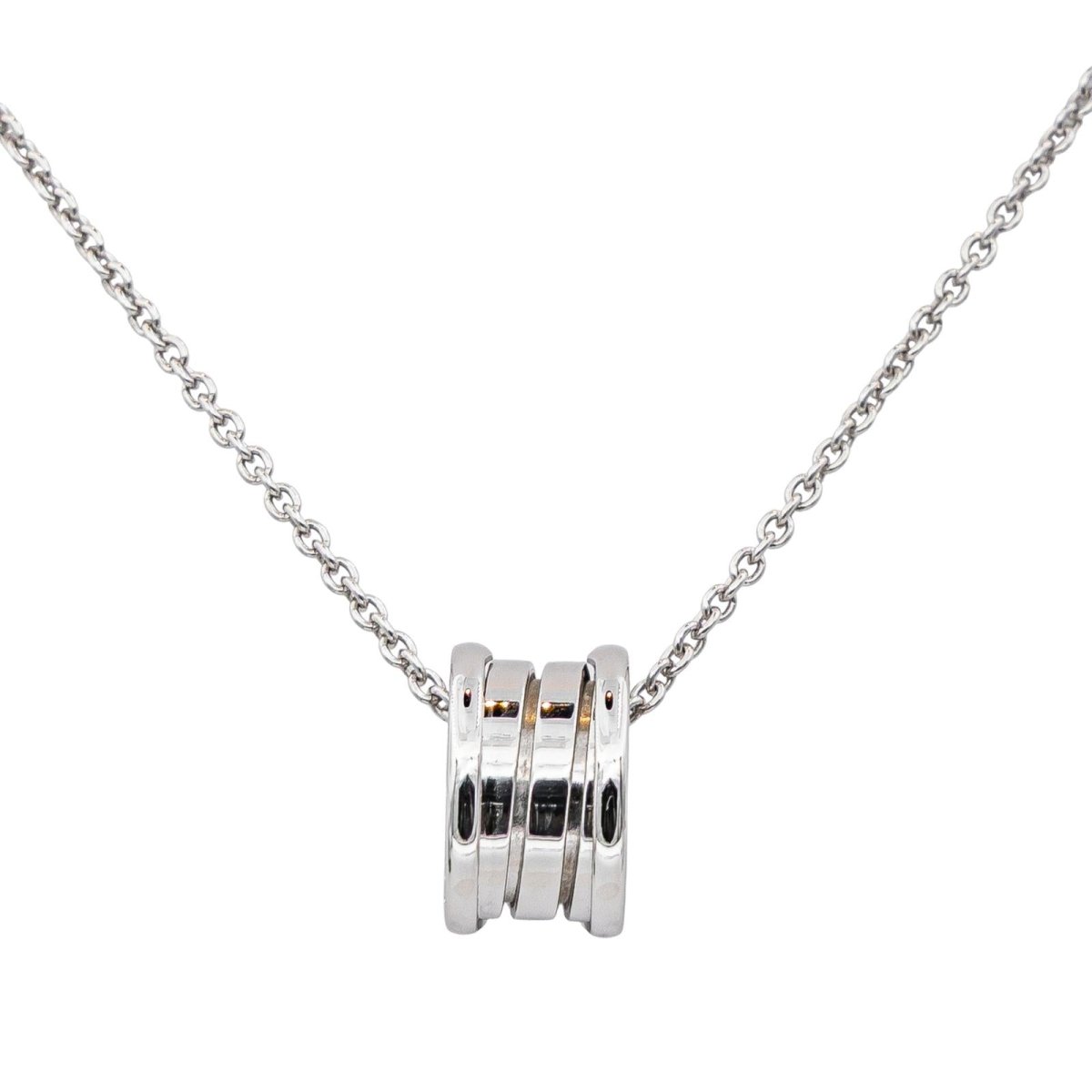 Collier Pendentif BULGARI "B.Zero 1" en or blanc - Castafiore